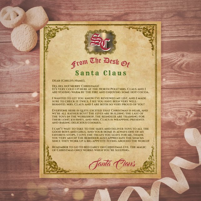 Letter From Santa Custom Kids Christmas Message (Von Creator hochgeladen)