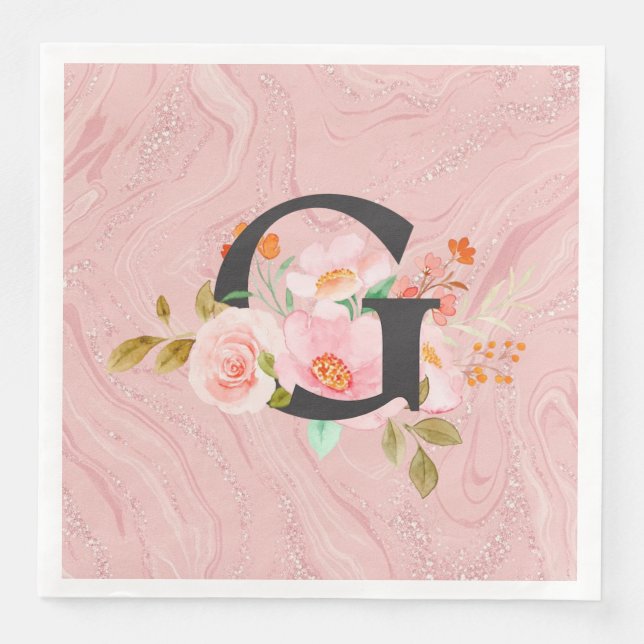 Letter G Serviette (Vorderseite)