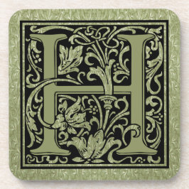 Letter H First Letter Monogram Untersetzer