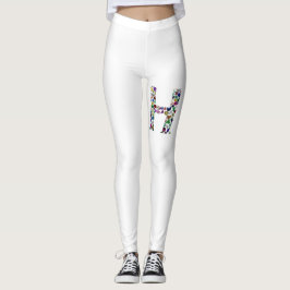 Letter H Monogram Leggings