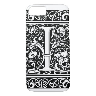 Letter I Medival Monogram Art Nouveau Case-Mate iPhone Hülle