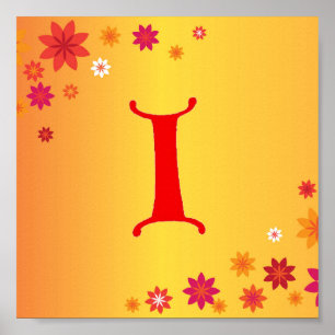 Letter I Poster