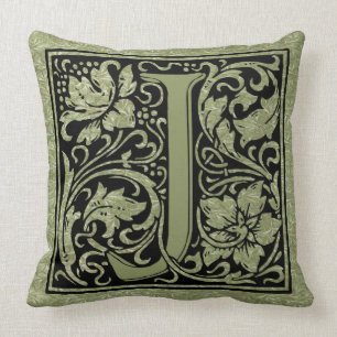 Letter J First Letter Monogram Kissen