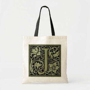 Letter J First Letter Monogram Tragetasche
