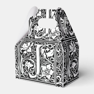 Letter J Medieval Monogram Art Nouveau Geschenkschachtel
