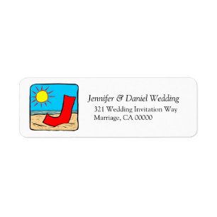Letter J Monogram Rücksendeadresse Sticker Labels