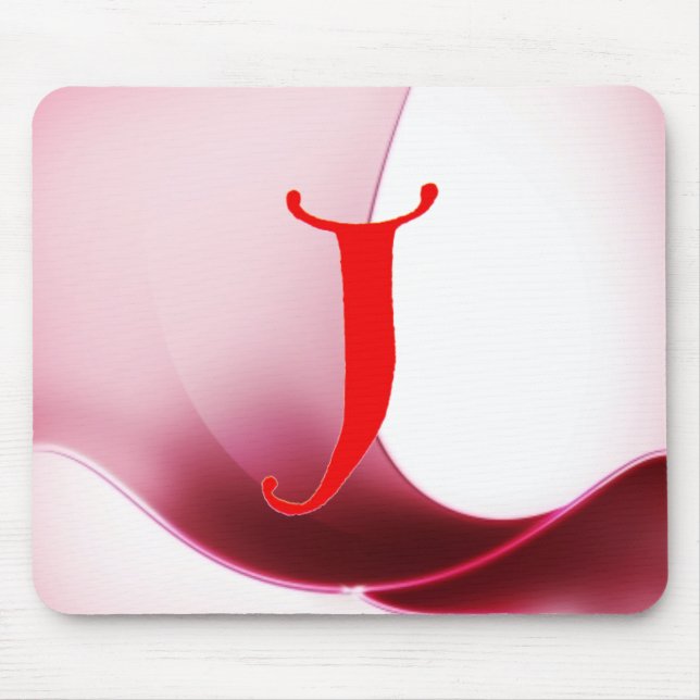 Letter J Mouse Pad Mousepad (Vorne)