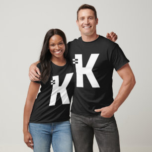 Letter K Alphabet Initial Monogram T-Shirt