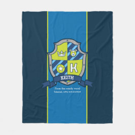 Letter K Keith individuelle Name bedeutet blaue De Fleecedecke