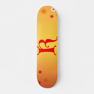 Letter K Skateboard