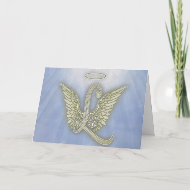 Letter L Angel Monogram (Vorderseite)