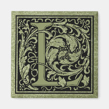 Letter L First Letter Monogram