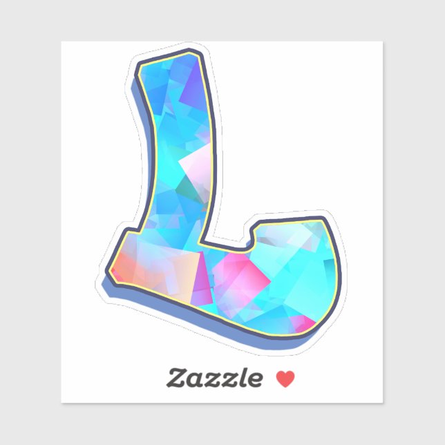 Letter L _ Graffiti Alphabet Letters Stickers Aufkleber (Blatt)