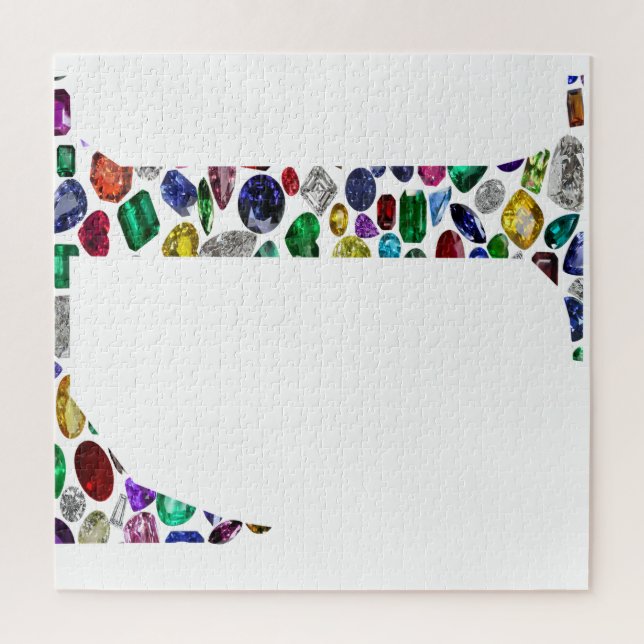 Letter L Monogram Puzzle (Vertikal)