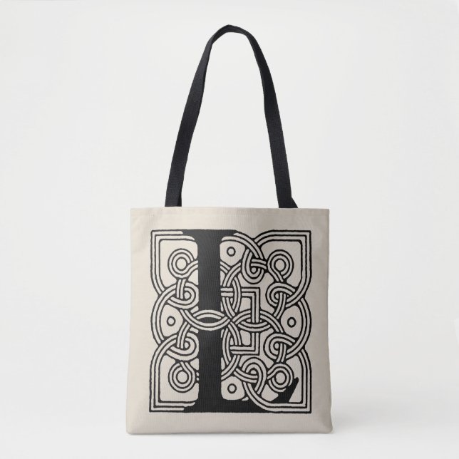 Letter L Vintag Celtic Knot Monogram (Vorderseite)