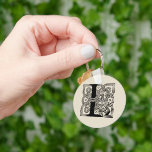 Letter L Vintag Celtic Knot Monogram Schlüsselanhänger