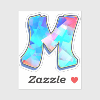Letter M - Color Mix Aufkleber