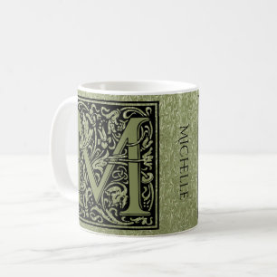 Letter M First Letter Monogram Personalisiert Tasse