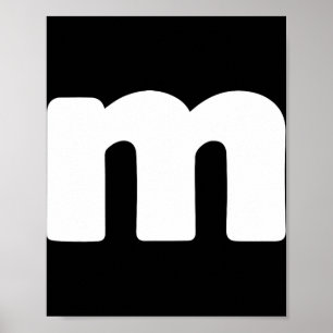Letter M Groups Halloween Matching Team Lazy Poster