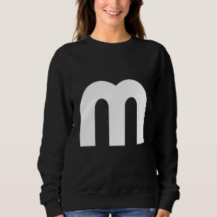 Letter M Hauptstadt Alphabet-halloween-Kostüme gro Sweatshirt