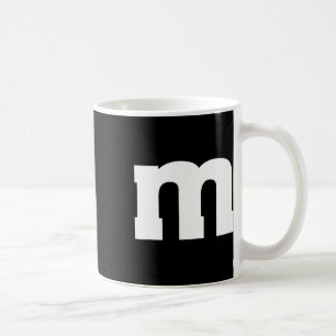 Letter M Hauptstadt Alphabet Kaffeetasse