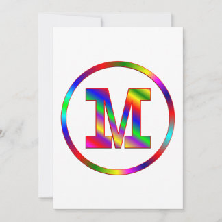 Letter M Rainbow