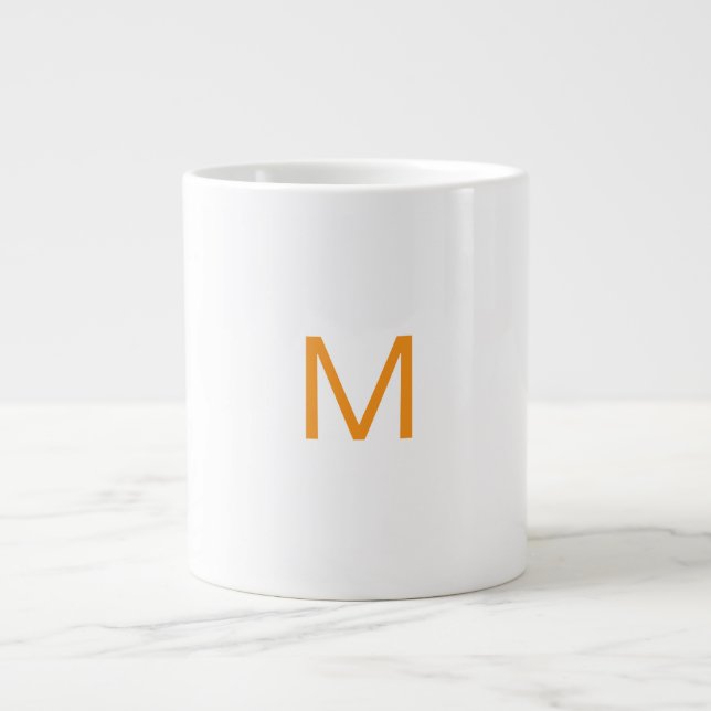 Letter M-Tasse Jumbo-Tasse (Vorderseite)