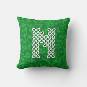 Letter N Celtic Knot Alphabet Kissen