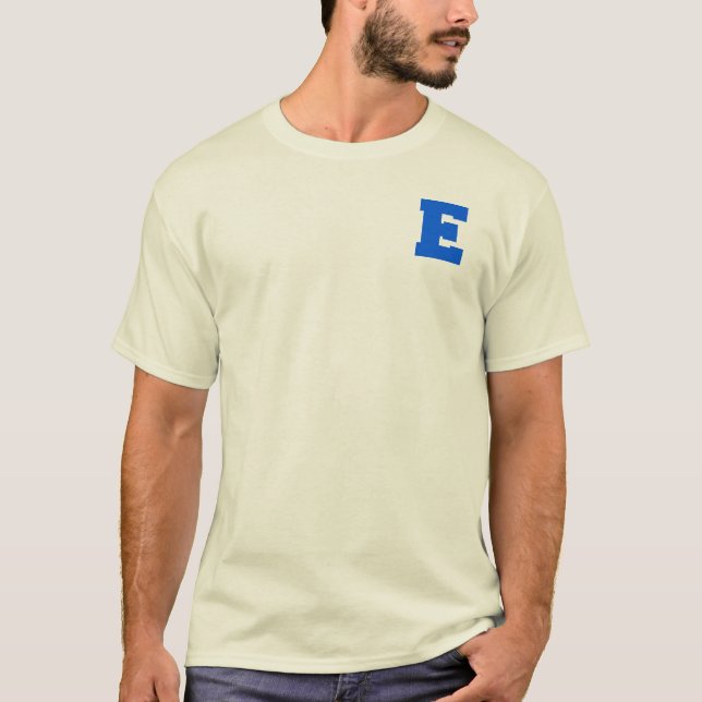 Letter Pride E Blue.png T-Shirt (Vorderseite)