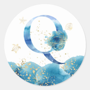 *~* LETTER Q - Aufkleber für den Sea Ocean Beach U