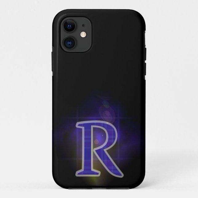 Letter R Case-Mate iPhone Hülle (Rückseite)