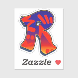 Letter R -  Night Sky Aufkleber