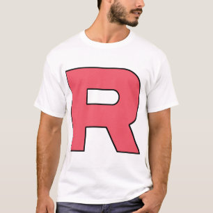 Letter R Team Rocket-Logo T-Shirt