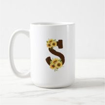 Letter S-Anpassung Design-Kaffee-Tasse