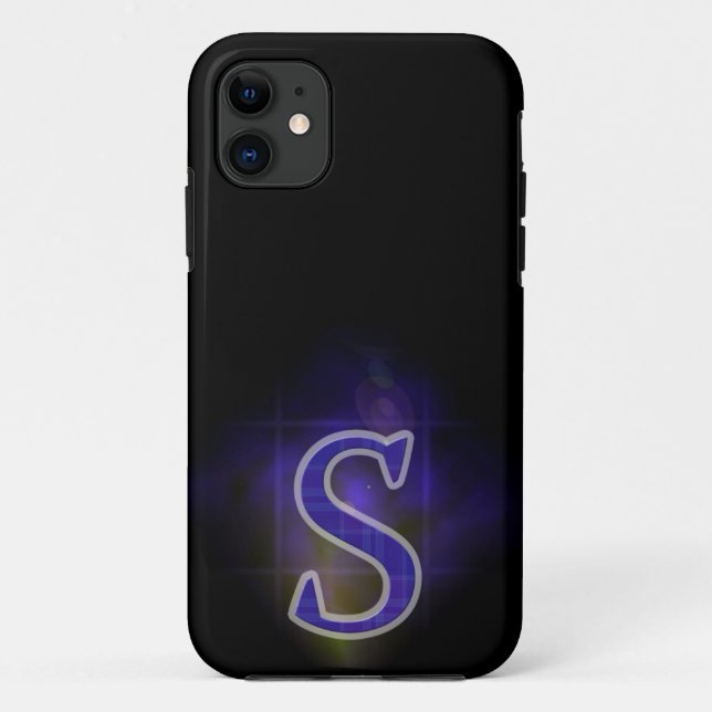 Letter S Case-Mate iPhone Hülle (Rückseite)