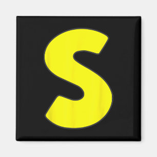 Letter S Funny Chipmunk Group Matching Halloween C Magnet