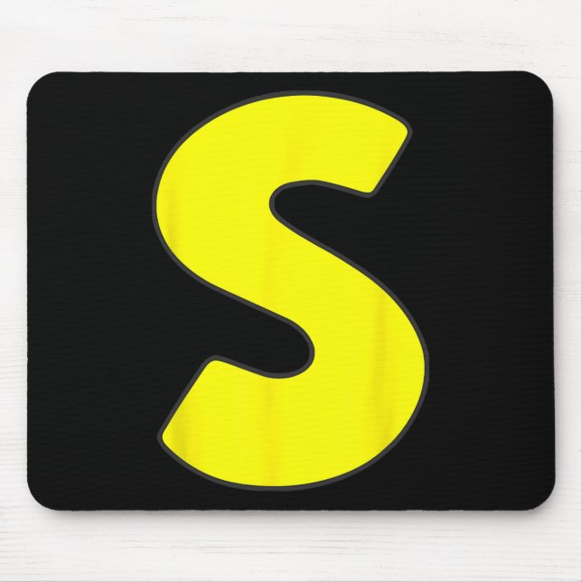 Letter S Funny Chipmunk Group Matching Halloween C Mousepad (Vorne)