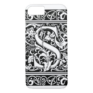 Letter S mittelalterliches Monogramm Art Nouveau Case-Mate iPhone Hülle
