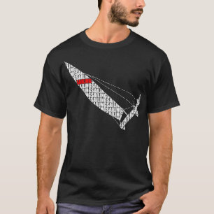Letter Sailing Catamaran T-Shirt