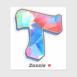 Letter T_ Graffiti Alphabet Letters Aufkleber