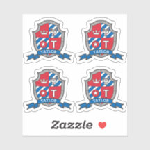 Letter T individuelle Name Samuel Wolf Hundeschrit