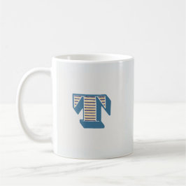 Letter "T" Monogram Kaffeetasse