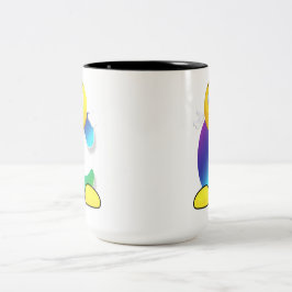 Letter-Tasse Zweifarbige Tasse
