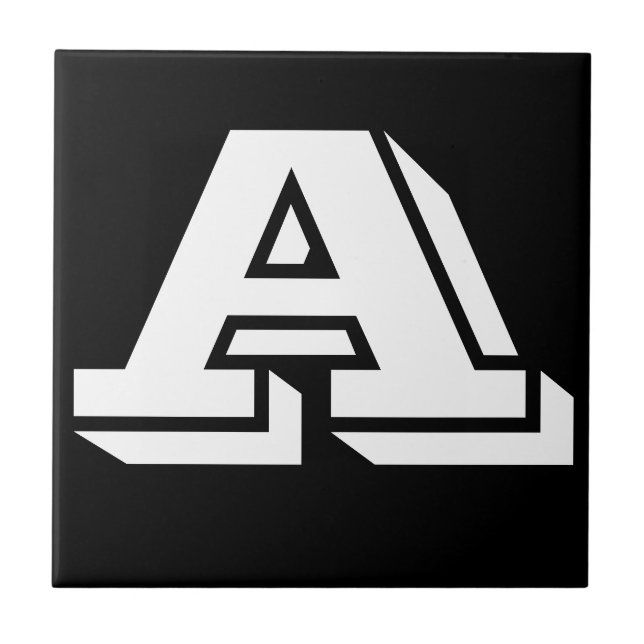 Letter Tiles Fliese (Vorderseite)