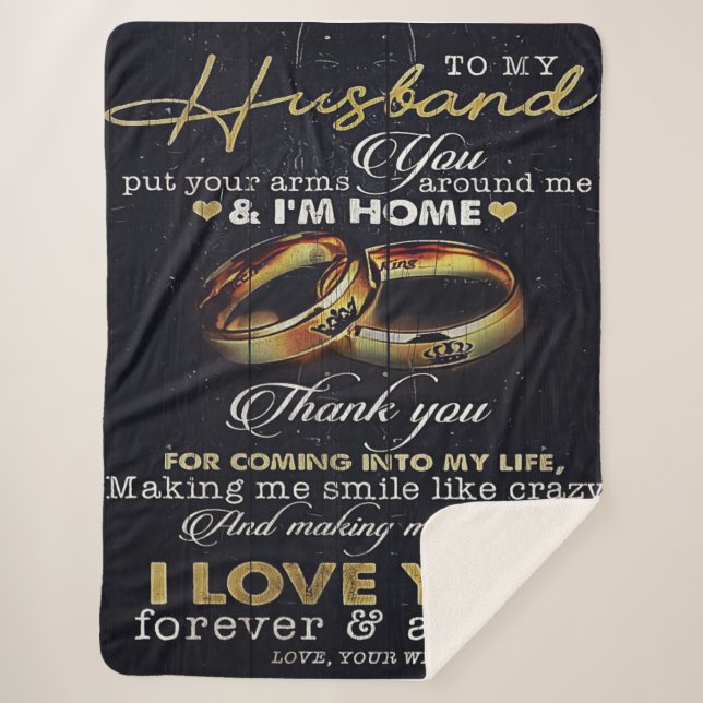 Letter To My Husband, Love Quotes Letter Sherpadecke (Vorderseite)