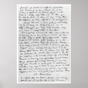 Letter to Richard Wagner  17th February 1860 Poster