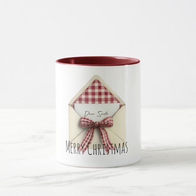 Letter to Santa Christmas  Tasse (Zentrum)
