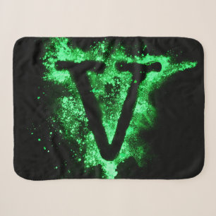 Letter V Green Hauptstadt Alphabet Sherpadecke