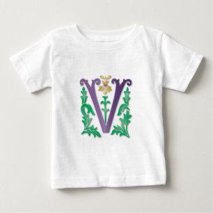 Letter V Monogramm Baby T-shirt