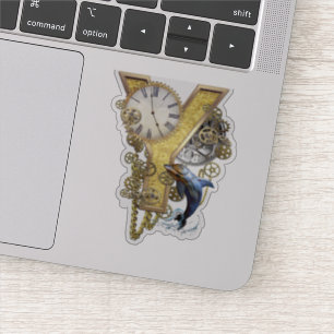 Letter Y Birthday Anpassungsaufkleber Aufkleber